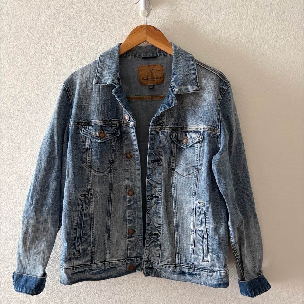 American Eagle Light Blue Denim Jacket